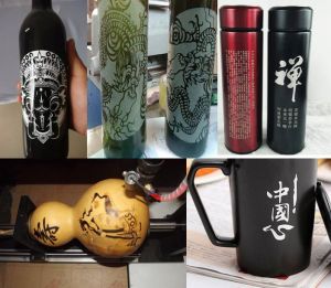 红河哈尼族彝族自治州屏边苗族自治县酒瓶葫芦工艺品激光雕刻机